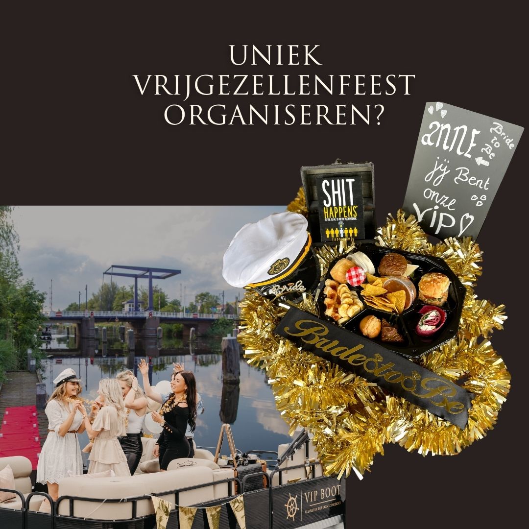 Uniek vrijgezellenfeest boot